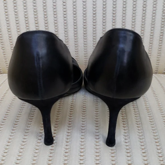 CHANEL CC LOGO FAUX PEARL STRAPS PUMPS - Picture 8 of 11